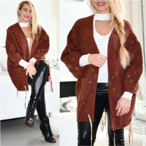 Cardigan ANNABELLE Ribbon Detailed Cardigan - Picture 2 of 4